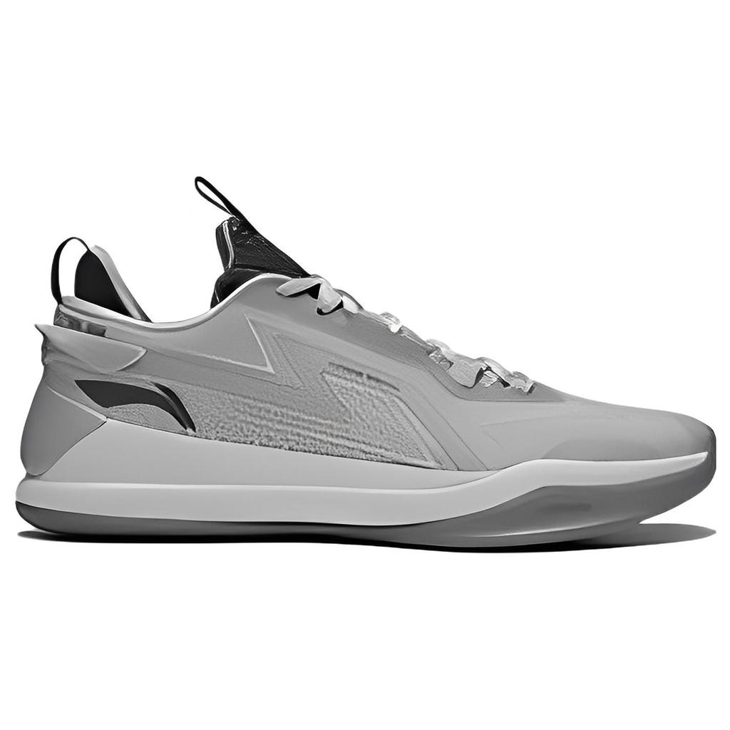 Li Ning Flash Energy 2.0 Durable Non-Slip Shock Absorbing Low-Top Basketball Shoes Men Sneakers Smoke-Gray ABAS099-3