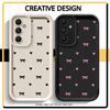 INS Корейский Милый Чехол-Бампер с Сердечком и Бантом для Samsung Galaxy A35 A36 A51 A73 A71 A72 A15 A16 A26 A32 A53 A54 A23 A34 A12