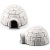 North Pole Bear Igloos Model Arctic Figures Toy Mini Polar Animal Shelter Architecture Model