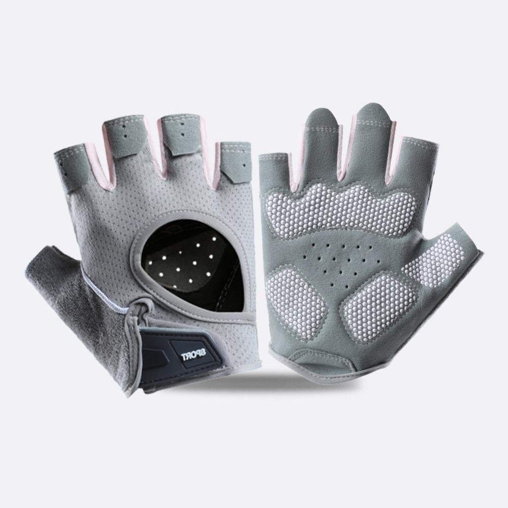 Anti-Slip Racing Finger Mittens Wear-Resistant Men'S Fingerless Gloves Outdoor Sport