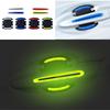 8pcs/set Cars Door Handle Reflective Sticker Anti-collision Strip Outdoor Auto Door Handle Protection Stickers