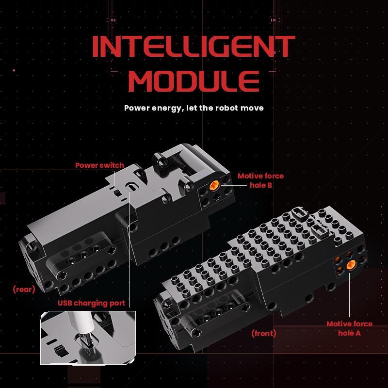 975pcs 2 In 1 City Technical RC Robot Truck Car Building Blocks Remote Control Rescue Vehicle Bricks Toys For Kids Gifts