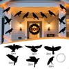 Black Crow Bird Raven Halloween Decoration for Tree Room Home Wedding