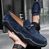 Men Genuine Leather Casual Leather Shoes Men Loafers Comfortable Driving Shoe Moccasins Man Flats Shoes