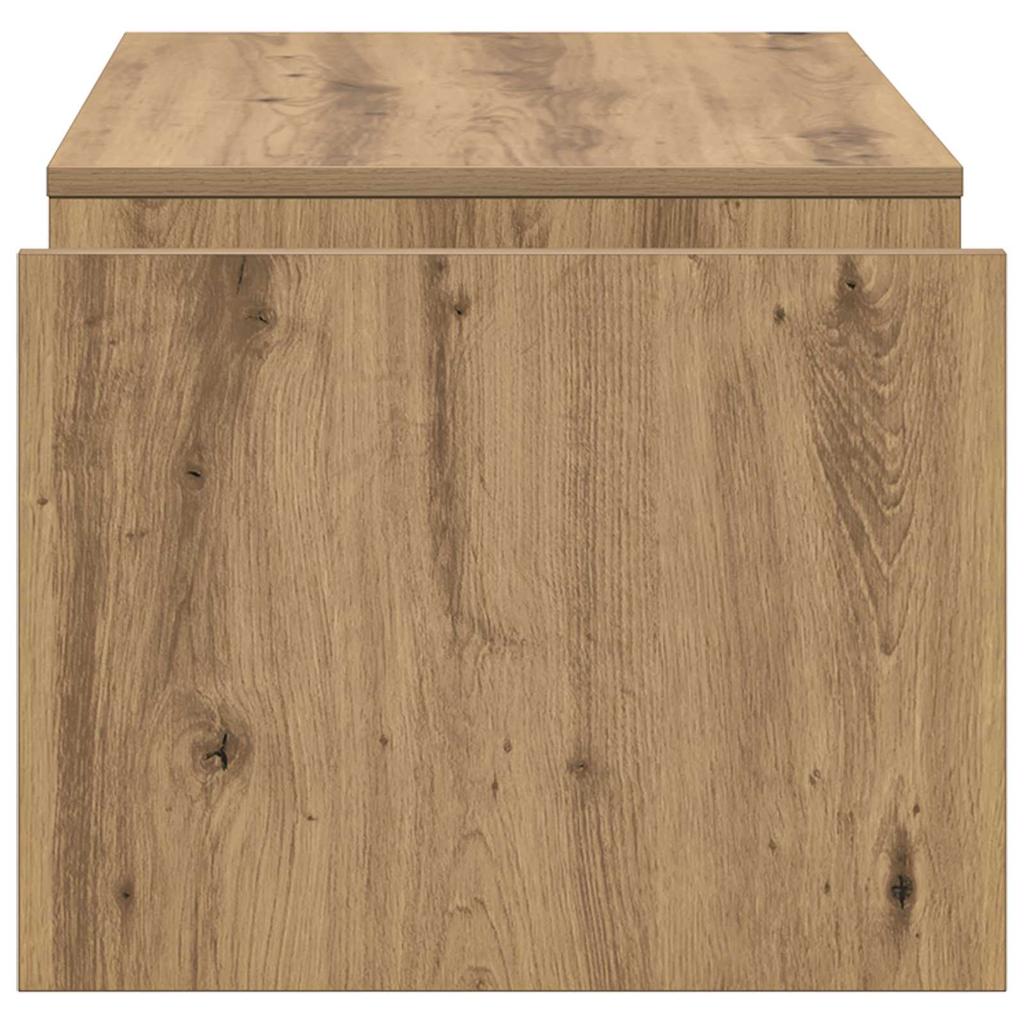 Artisan Oak Coffee Table 90 x 45 x 35 cm Engineered Wood