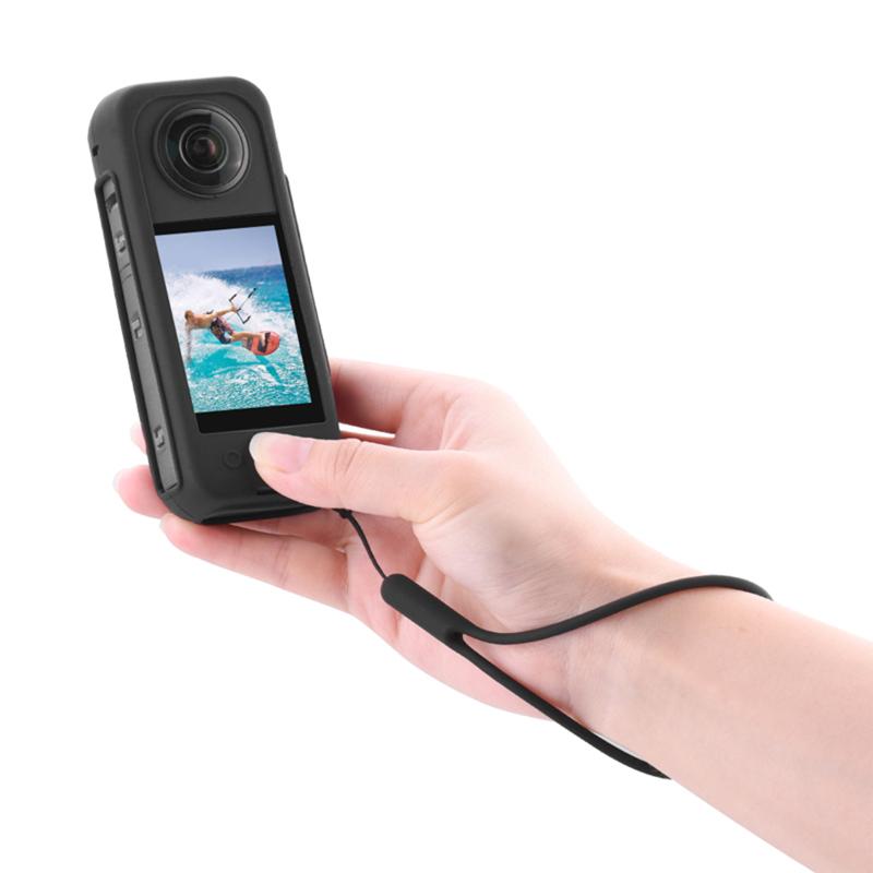 Силиконовый чехол, защита объектива, защита от падения, аксессуары, совместимые с Insta360 X3