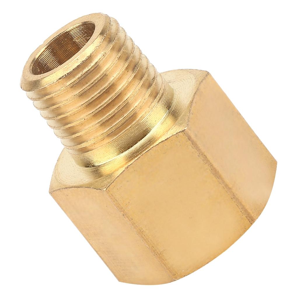 Brass Pipe Fitting Adapter for Pressure Gauge 1Celsius4 BSPT Male to 1Celsius4 NPT Female