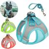 Puppy Harness Vest Reflective Dog Walking Straps for Small Dogs Cats Harnesses Leash Set French Bulldog Chihuahua Pug Supplies