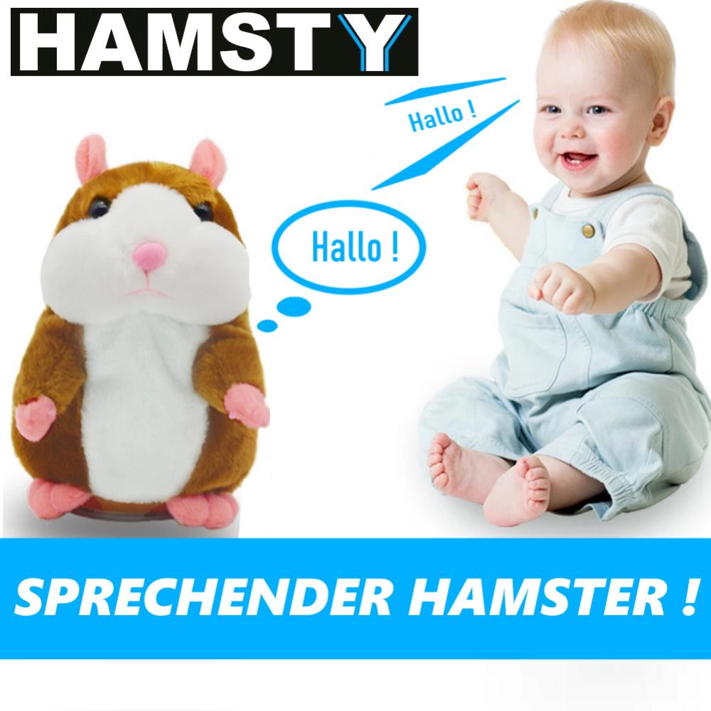HAMSTY Talking Hamster Soft Toy Plush Toy Stuffed Animal Children Toy