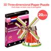 3D головоломка голландская мельница бумажная модель сделай сам ручная работа креативная головоломка подарок детям развивающая игрушка горячий мини мир строительство T3