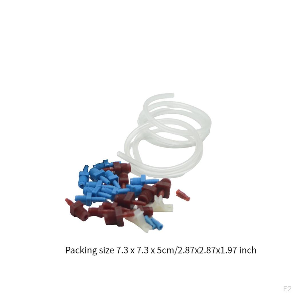 Комплект для прокачки главного цилиндра с метрическими и SAE-соединительными фитингами заменяет зажимы для шлангов компонентов 14151