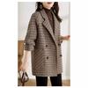 Korean Version of Qiandongge Woolen Coat for Women's New Autumn and Winter Loose and Thin Casual Coat for Women