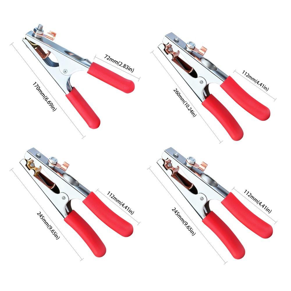 Heavy Duty Welding Grounding Clamp Manual Welder Grounding Connector Earth Ground Clip TIG Welder