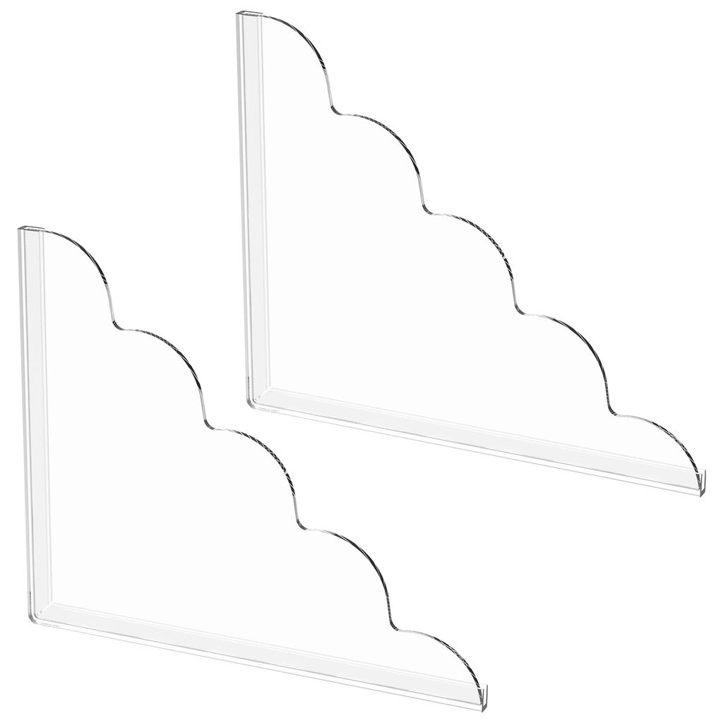 2 шт. самоклеящиеся акриловые брызговики для душа с силиконовым основанием, водонепроницаемые прозрачные бортики для ванны, легко устанавливаются