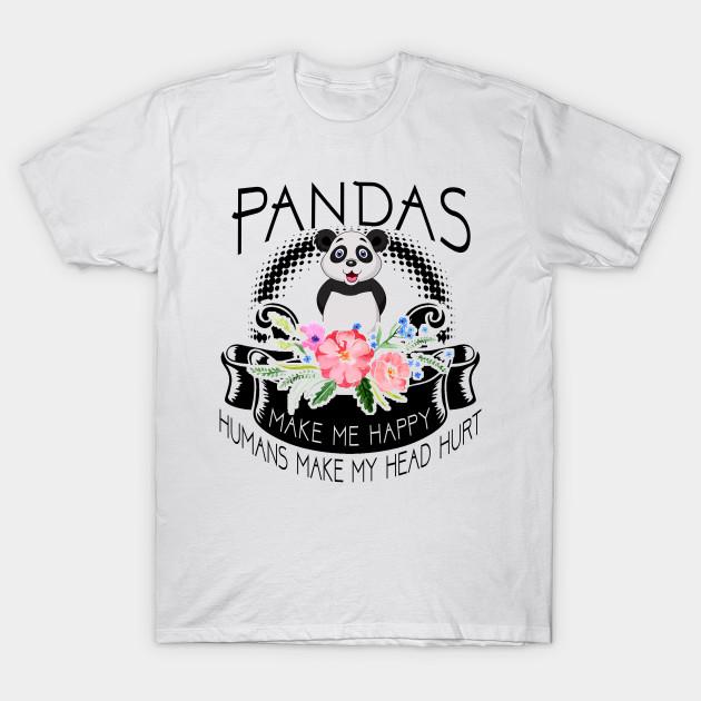 Футболка женская Pandas Make Me Happy Футболка Harajuku Print Kawaii Футболка летняя с коротким рукавом женская футболка Топ Футболка