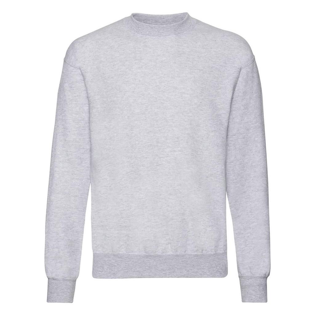 FRUIT OF THE LOOM Унисекс взрослый свитшот с втачным рукавом из полихлопка