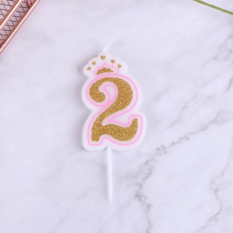 Свеча на день рождения в виде цифры