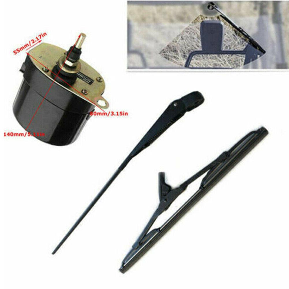 12V Windscreen Wiper Motor Wiper Blade For Fishing-Boat Caravan For Jeep Tractor Fishing Caravan-ATV-UTV 7731000001/0390506510