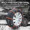 20pcs Car Tire Anti-skid Strap 10*910mm Vehicle Tyre Non-slip Zip Grip Strip Adding Tire Traction for SUV Van Truck Snow Ice Mud