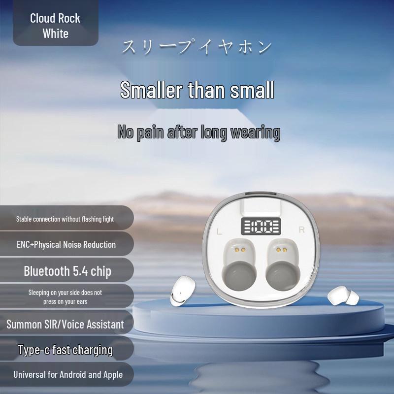2026 Ultra-Small Wireless Bluetooth Earbuds with Noise Cancelling & Long Battery Life