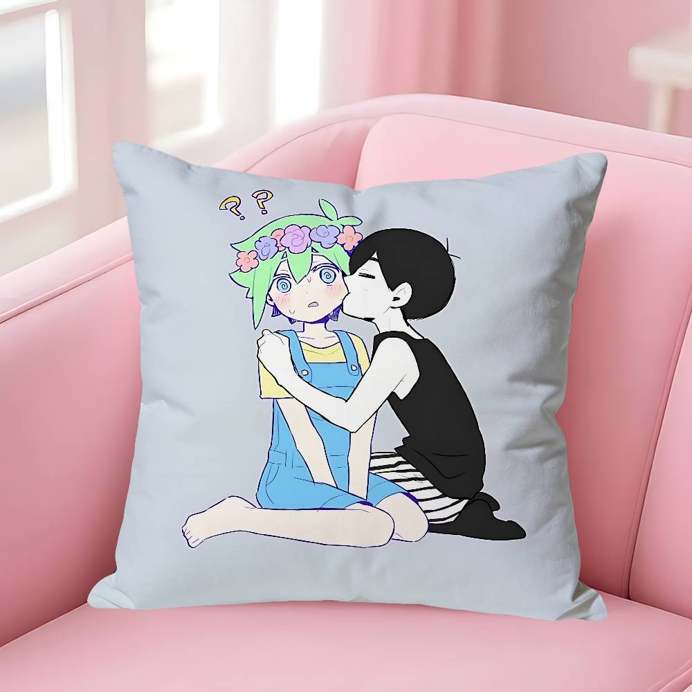Game OOmori Pillow Cases for Bedroom Living Room Sofa Home Decor Polyester Cushion Cover with Zipper
