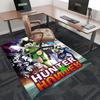 1 шт. Коврик для офисного кресла с персонажами аниме Hunter x Hunter - Противоскользящий ковер для стола, Декор в тематике аниме, Идея подарка для фанатов.U040