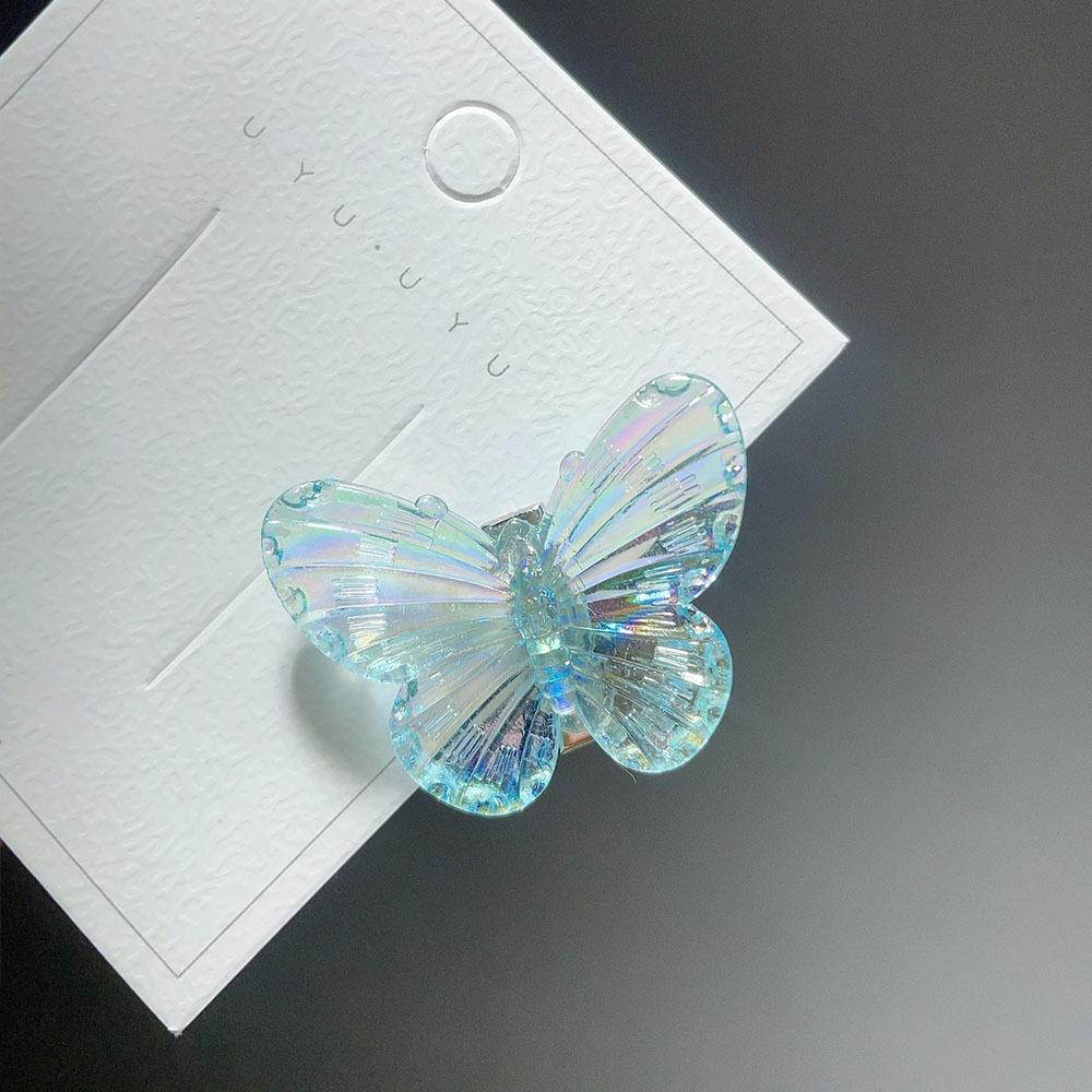 Мини-заколки для челки в виде утконоса-бабочки, заколки для волос в виде бабочки-русалки, подарки, заколка для волос для милой девочки