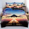 Aircraft 3D Digital Printing Three-Piece Bedding Home Textile Duvet Cover Bedding