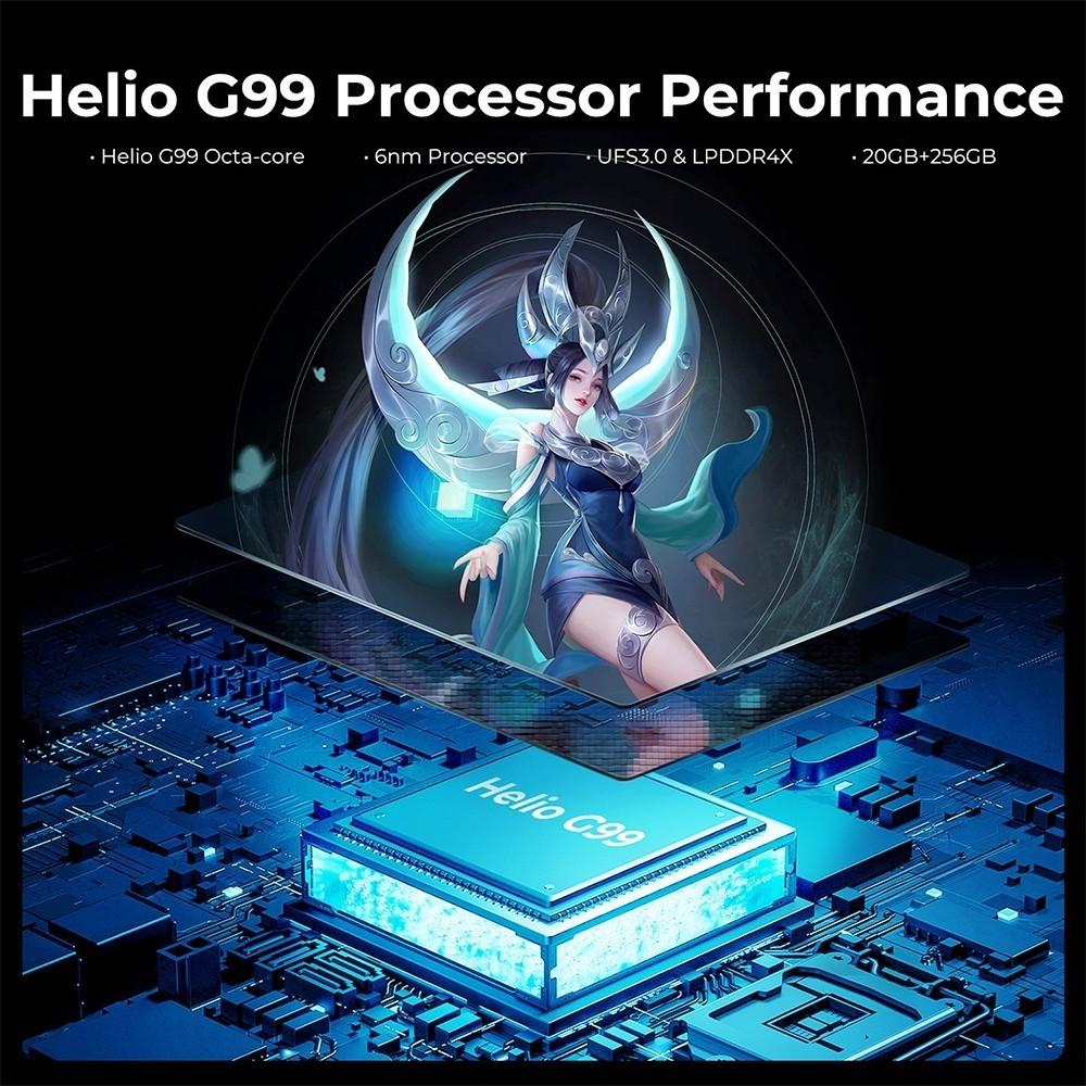 FOSSiBOT Защищенный планшет DT2, Android 13.0, 10,4-дюймовый сенсорный экран 2K IPS, восьмиядерный процессор MT8781, 2,0 ГГц, 12 ГБ ОЗУ, 256 ГБ ПЗУ