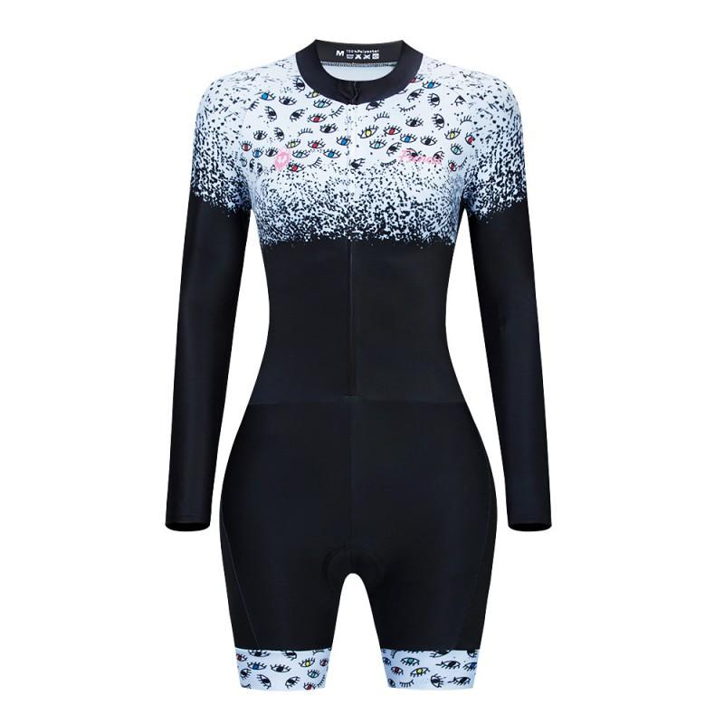 FRENESI Unisex Cycling Triathlon Suit Short Sleeve Summer Quick-Dry Performance Wear Road Bike Riding Multi-Sport Training