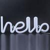 Декоративный ночник 5 В светодиодный неоновый знак Свет Буквы Hello Питание от USB или батарей Светодиодный неоновый свет 1 Вт Неоновый свет Салон