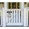 Caution Dogs In Yard Keep Gate Closed Sign - 8 X 12 Aluminum Outdoor/Indoor Sign