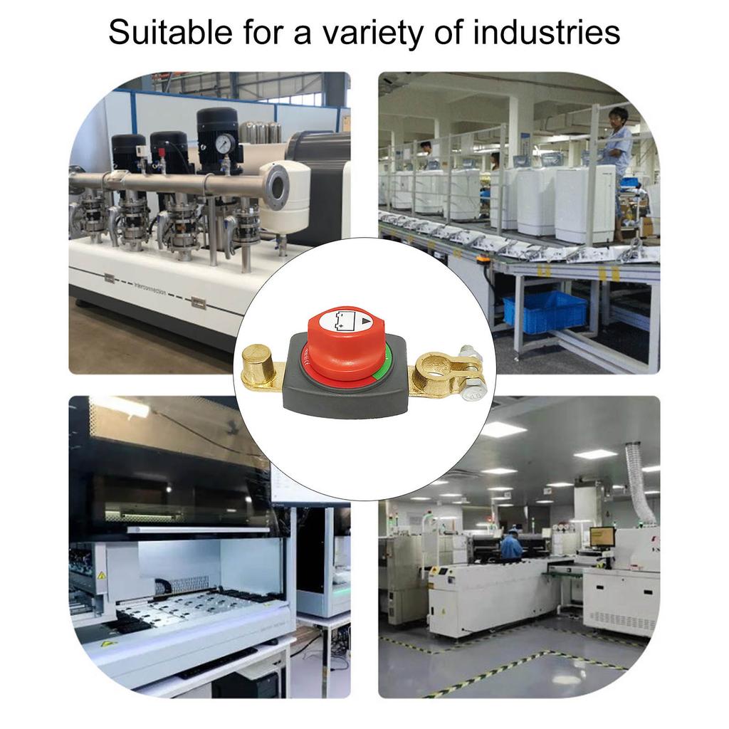 Battery Disconnect Switches Safety Cutoff Power Switches Emergency Power Switches for Home Electrical Power Systems