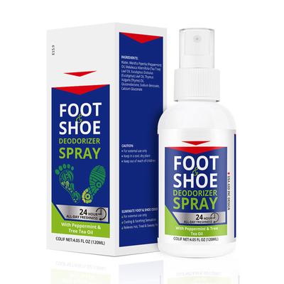 Натуральный дезодорант-спрей для обуви, спрей для ног, спрей для обуви 120 мл