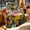Custom Name Personalized Pettersson und Findus Print Blanket, Home Decor, Bedroom, Sofa, Camping, Couch, Gifts for Birthday Christmas