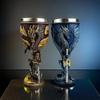 Nordic Dragon Goblet Stainless Steel Beer Mug Drinkware Viking Wine Cup Gift
