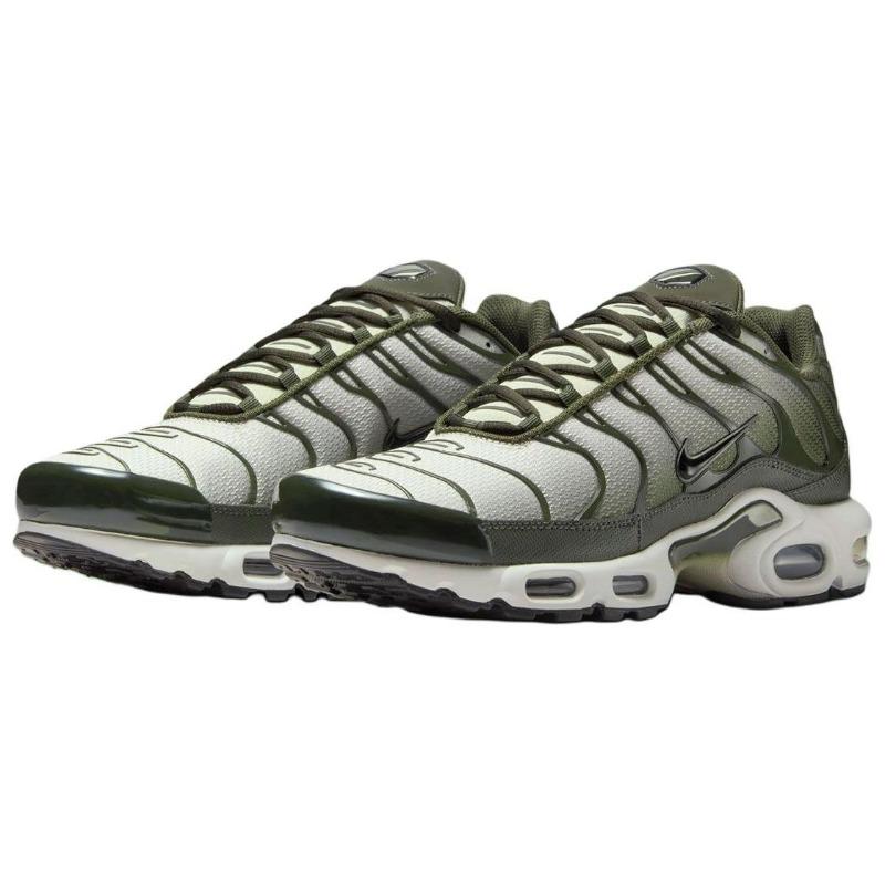 Nike Кроссовки Air Max Plus Унисекс Низкие Беговые Белый Оливковый DM0032-300
