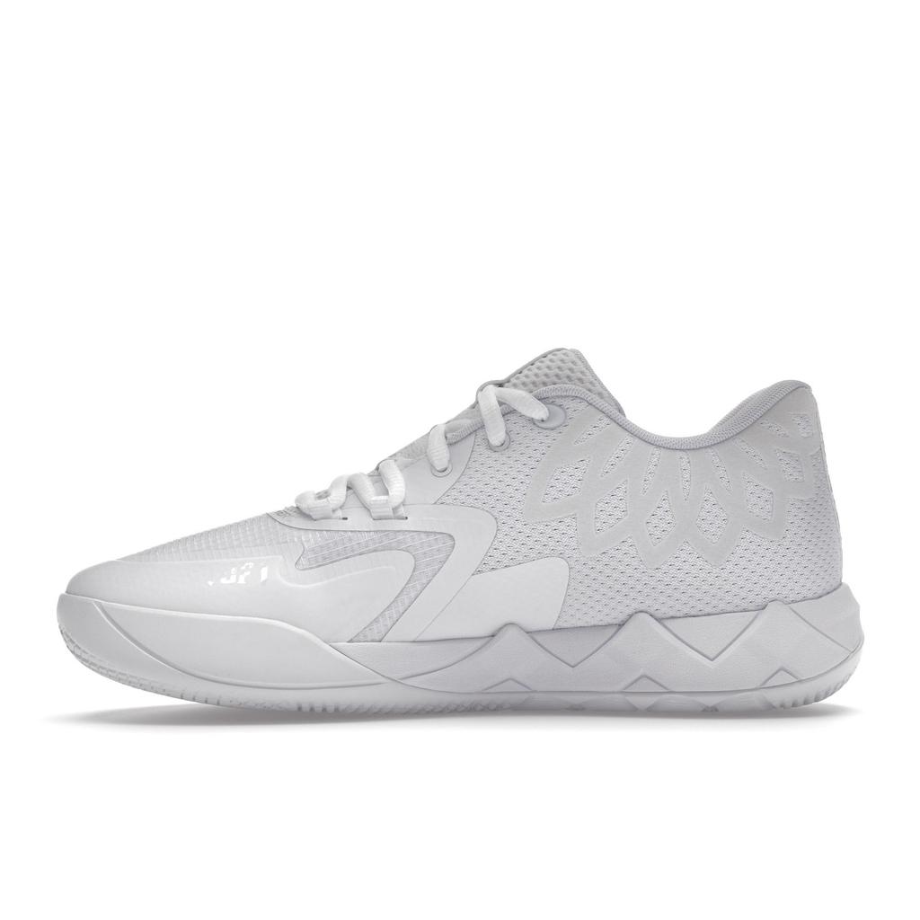 Puma MB.01 Lo LaMelo Ball Мужские баскетбольные кроссовки Puma Белый Серебристый 376941-04
