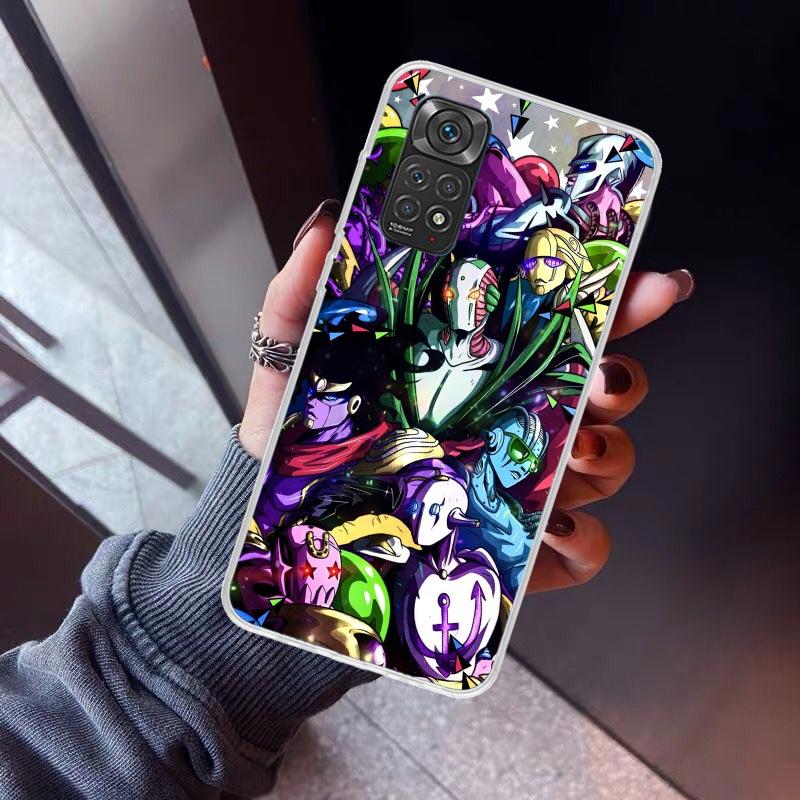 Чехол для телефона JoJo's Bizarre Adventure Горячий аниме-чехол для Xiaomi Poco X5 X6 X7 Pro F7 Ultra M7 Redmi 15C 15 13C 13 12C 12 10 10C 10A 9 9
