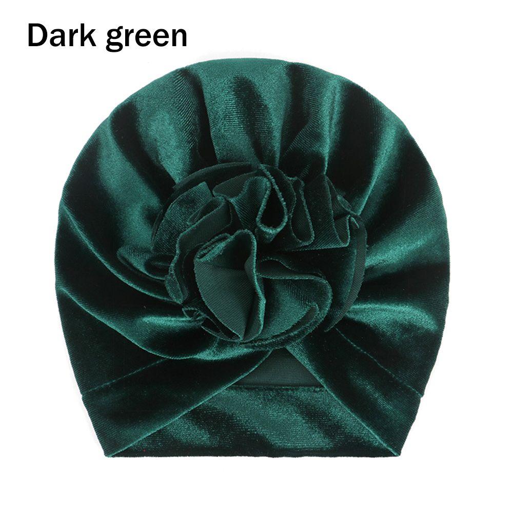 Детские эластичные головные уборы с узлом, детские бархатные тюрбаны, детские повязки на голову, теплая шапочка-бини