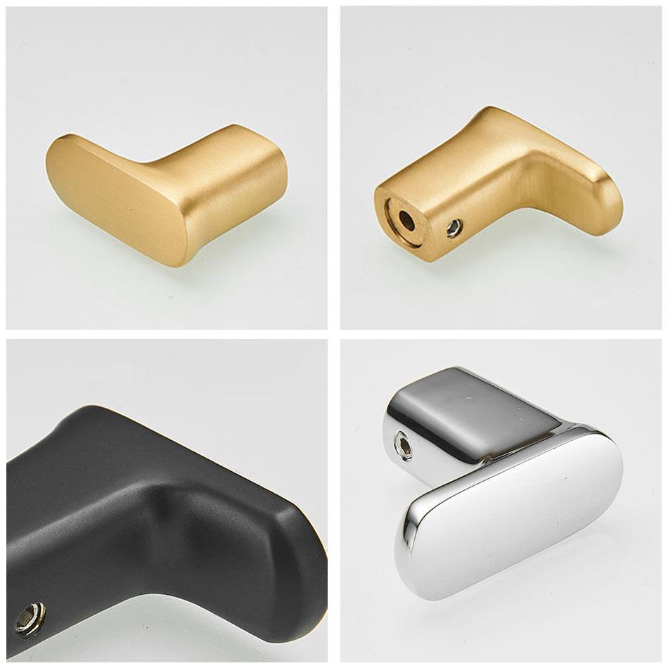 Антикварный крючок для халата для ванной комнаты, кухни, настенный, матовый, золотой, черный, серебристый, креативный, для двери, пальто, одежды, полотенец, крючки для ключей, латунь