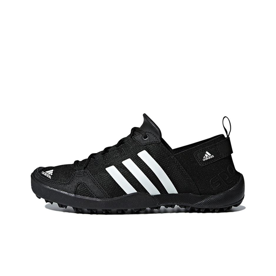 adidas Climacool Daroga Two 13 Профессиональная сетчатая ткань Синтетическая кожа Дышащие Низкие Кроссовки Унисекс Черный Белый Q21031