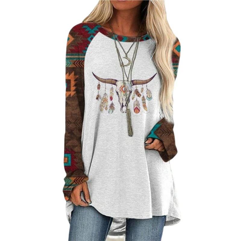 New Women'S Long Sleeve T-Shirt Loose Version Comfortable Top Clothing High Quality Fashion Long Sleeve Round Neck Casual Top