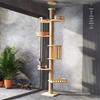Floor-to-Ceiling Cat Tree with Integrated Condo