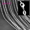 5 PCS/Lot Genuine 925 Silver Necklace Chain For Women Wedding Accessory High Quality Fine Mulitple Models Option