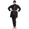 Plus Size Women Muslim Muslimah Swimwear Full Coverage Women Swimming Suit Highly Elastic Comfortable 3 Pieces Beachwear XL-6XL