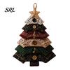 Textile Art Halloween Decor DIY Quilted Fabric Tree Kit, Sewing Craft Projects for Beginners Handmade Christmas Hanging Ornament Holiday Home Reusable