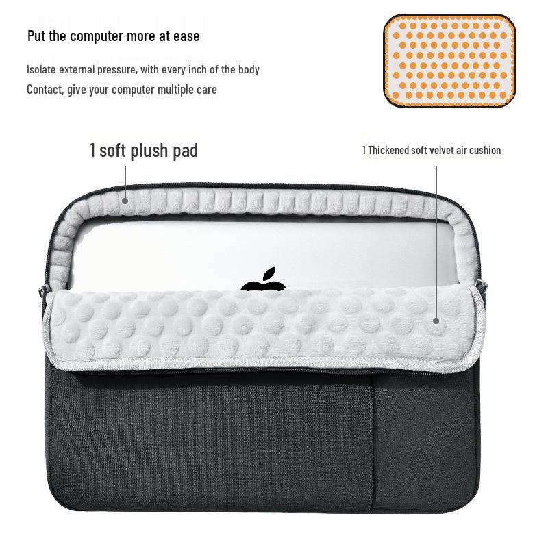 Shockproof Airbag Laptop Sleeve: 13, 14, 15.6, 17 Inch Full Protective Case