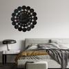 Круглые зеркальные настенные наклейки для гостиной, спальни, креативное украшение, прикроватный фон, настенное украшение