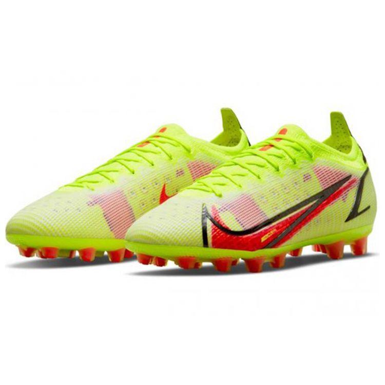 Nike Mercurial Vapor 14 Elite HG Volt Черные ярко-малиновые мужские кроссовки DD0273-760